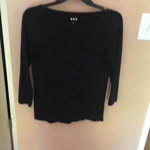 Three Dots boatneck tee